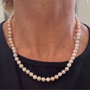Elegant Freshwater Pearl 18” Necklace - 9 necklaces available